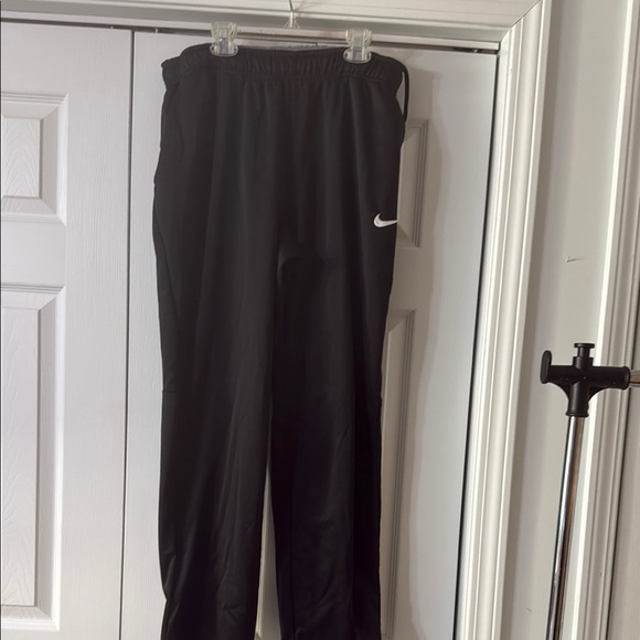 Nike Black Sweatpants with Elastic Waistband - Picture 1 of 5